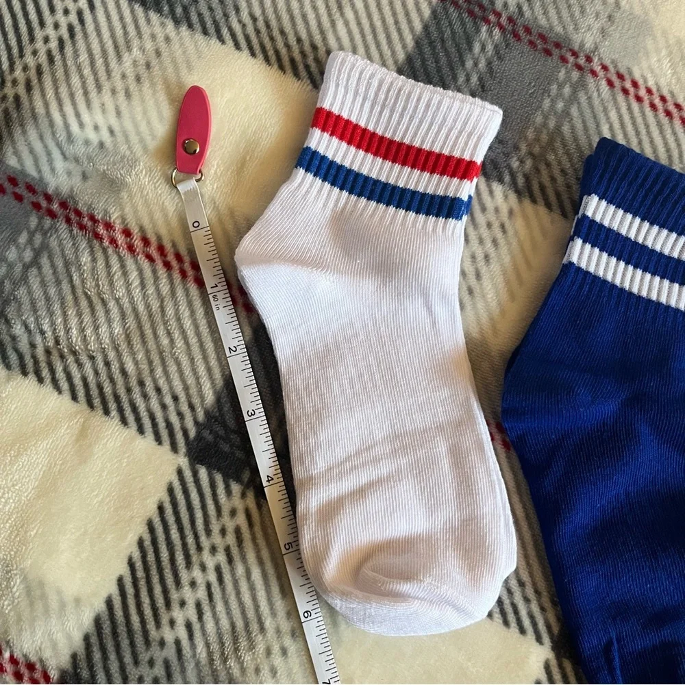 YesStyle Striped Athletic Socks - Multicolor Pack